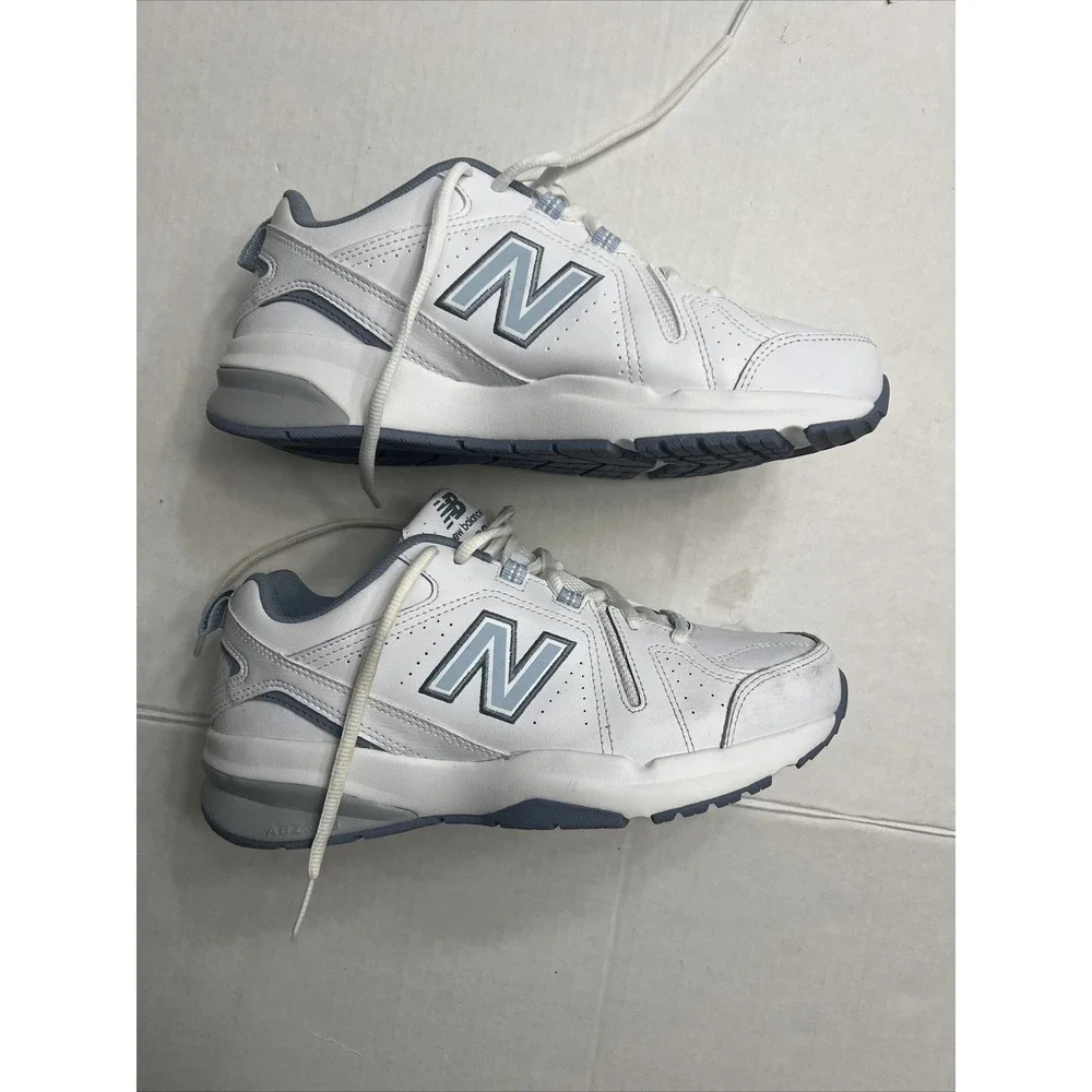 New Balance Womens 608 V5 WX608WB5 White Casual Shoes Sneakers Size 8.5 D‎